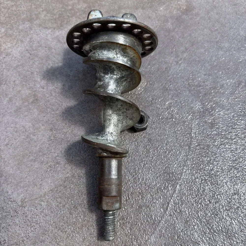 Vintage Keystone Meat Grinder No 20 Hand Crank Table Mount Heavy Made in the USA